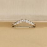Tiffany & Co. Elsa Peretti Ring Platinum, nine diamonds, 10 - Image 4