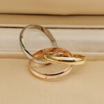 Cartier Trinity ring 18K tri-colour gold, 48 - Image 7