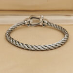 Fred Force 10 bracelet 18k white gold, steel, large model, 16 - Image 4