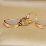 Chopard Happy Hearts earrings 18k rose gold, diamond, Mother-of-pearl - Image 6
