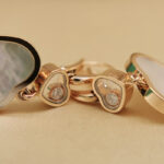 Chopard Happy Hearts earrings 18k rose gold, diamond, Mother-of-pearl - Image 8