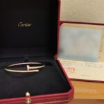Cartier Juste un Clou bracelet 18k rose gold, small model, diamond, 17 - Image 3