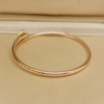Cartier Juste un Clou bracelet 18k rose gold, small model, diamond, 17 - Image 5