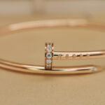 Cartier Juste un Clou bracelet 18k rose gold, small model, diamond, 17 - Image 7