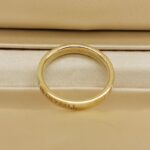 Tiffany & Co. Signature ring 18k yellow gold, narrow model, 13 - Image 3