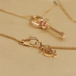 Tiffany & Co. Keys pendant 18k rose gold, ruby - Image 6