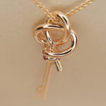 Tiffany & Co. Keys pendant 18k rose gold, ruby - Image 9
