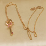Tiffany & Co. Keys pendant 18k rose gold, ruby - Image 10