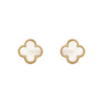 Van Cleef Sweet Alhambra earstuds 18k yellow gold, mother-pearl (2023)