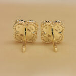 Van Cleef Sweet Alhambra earstuds 18k yellow gold, mother-pearl (2023) - Image 8