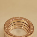 Bvlgari B.zero1 ring 18k rose gold four-band diamond, 52 - Image 9
