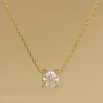 Cartier diamond necklace 18k rose gold, diamond 0.53ct - Image 2