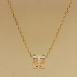 Cartier diamond necklace 18k rose gold, diamond 0.53ct - Image 3
