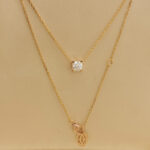 Cartier diamond necklace 18k rose gold, diamond 0.53ct - Image 4