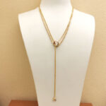 Cartier Trinity necklace 18k tri-colour gold, Y-shaped, wear 2 ways - Image 2