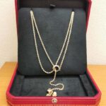 Cartier Trinity necklace 18k tri-colour gold, Y-shaped, wear 2 ways - Image 3