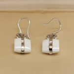 Chanel Ultra earrings 18k white gold, white ceramic, diamond - Image 4