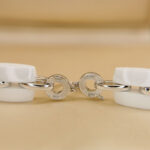 Chanel Ultra earrings 18k white gold, white ceramic, diamond - Image 9