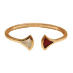Bvlgari Divas' Dream bracelet open 18k rose gold, chalcedony, MOP, S