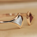 Bvlgari Divas' Dream bracelet open 18k rose gold, chalcedony, MOP, S - Image 9