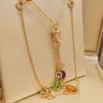 Bvlgari B.zero1 necklace 18k yellow gold, coloured gem - Image 6