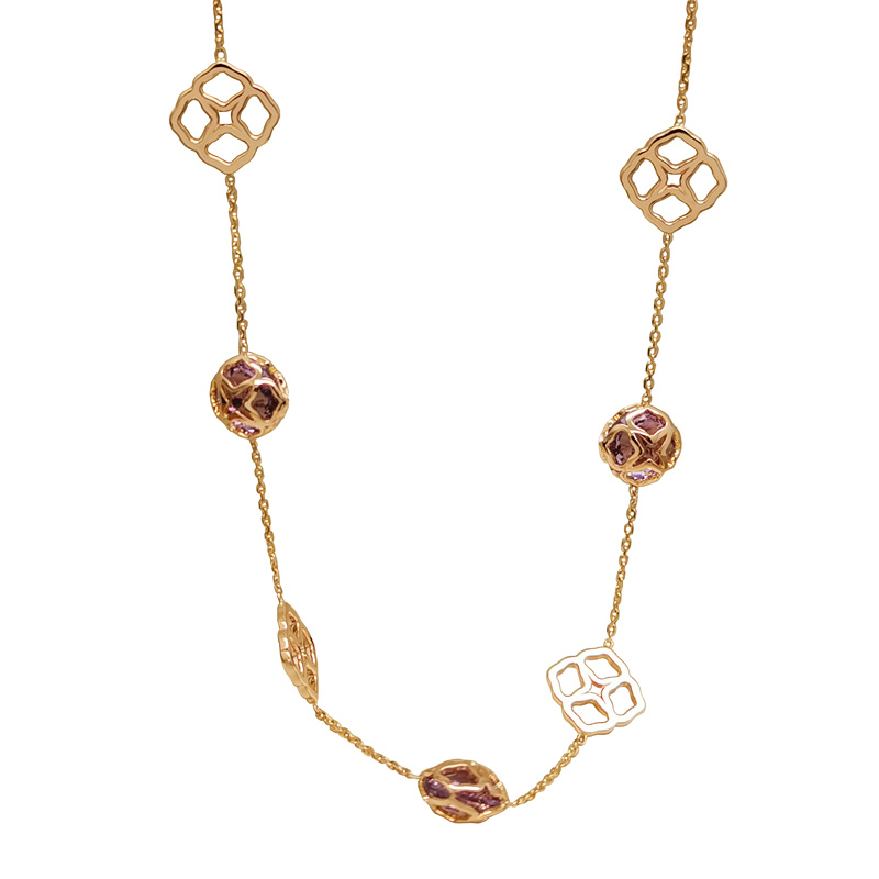 104878 Chopard Imperiale necklace 18k rose gold, amethyst - Image 1