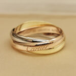 Cartier Trinity ring 18k tri-colour gold, 52 - Image 2