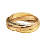 Cartier Trinity ring 18k tri-colour gold, 52