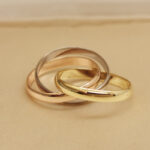 Cartier Trinity ring 18k tri-colour gold, 52 - Image 4