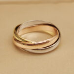 Cartier Trinity ring 18k tri-colour gold, 52 - Image 5