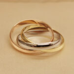 Cartier Trinity ring 18k tri-colour gold, 52 - Image 7