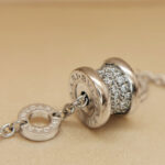 Bvlgari B.zero1 bracelet 18k white gold, diamond - Image 8