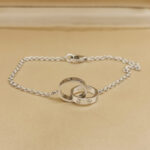 Cartier bracelet on chain 18k white gold - Image 2