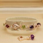Bvlgari Divas' Dream bracelet 18k rose gold, diamond, gemstones, SM - Image 2