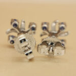 Tiffany & Co. Sixteen Stone earrings platinum, sapphires (Feb 2025) - Image 3