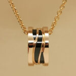Bvlgari B.zero1 Legend necklace 18k rose gold, black ceramic - Image 2