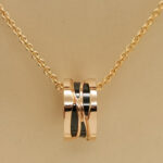 Bvlgari B.zero1 Legend necklace 18k rose gold, black ceramic - Image 3