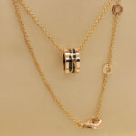 Bvlgari B.zero1 Legend necklace 18k rose gold, black ceramic - Image 4