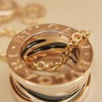 Bvlgari B.zero1 Legend necklace 18k rose gold, black ceramic - Image 7