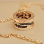 Bvlgari B.zero1 Legend necklace 18k rose gold, black ceramic - Image 10