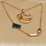 Chopard Happy Dreams necklace 18k rose gold, diamond (engraved) - Image 5