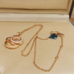 Chopard Happy Dreams necklace 18k rose gold, diamond (engraved) - Image 6