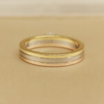 Cartier Vendôme Louis Solitaire ring 18k tri-colour gold, diamond, 52 - Image 5