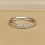 Tiffany & Co. Elsa Peretti® ring platinum, 9 diamonds, 10 - Image 3