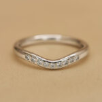 Tiffany & Co. Elsa Peretti® ring platinum, 9 diamonds, 10 - Image 7