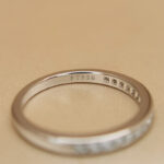 Tiffany & Co. The Tiffany® Setting wedding band platinum, diamond, 10 - Image 8