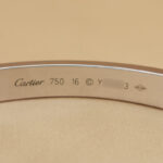 Cartier Love bracelet 18k white, 16 - Image 9