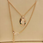 Bvlgari Serpenti necklace 18k rose gold, diamond, malachite - Image 3