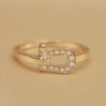 Fred Force 10 ring 18k rose gold, diamond, 47 - Image 2