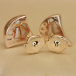 Bvlgari Divas' Dream earrings 18k rose gold, mother-of-pearl, diamonds - Image 8